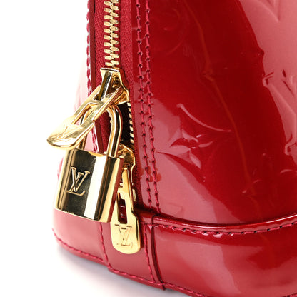 Louis Vuitton Vernis Alma BB Pomme D'Amour 8 of 15