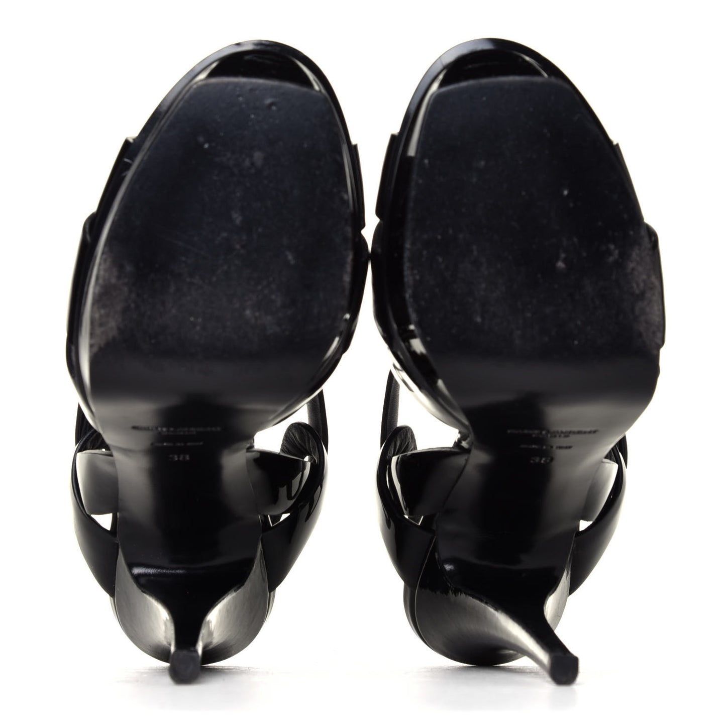 Patent Tribute 105 Platform Sandals 38 Black