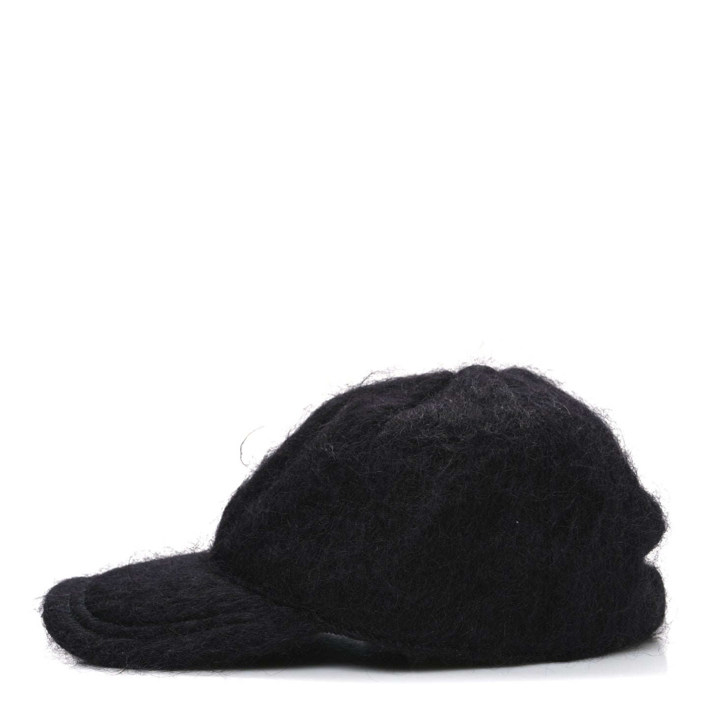 Mohair GG Lauren Baseball Hat L Black