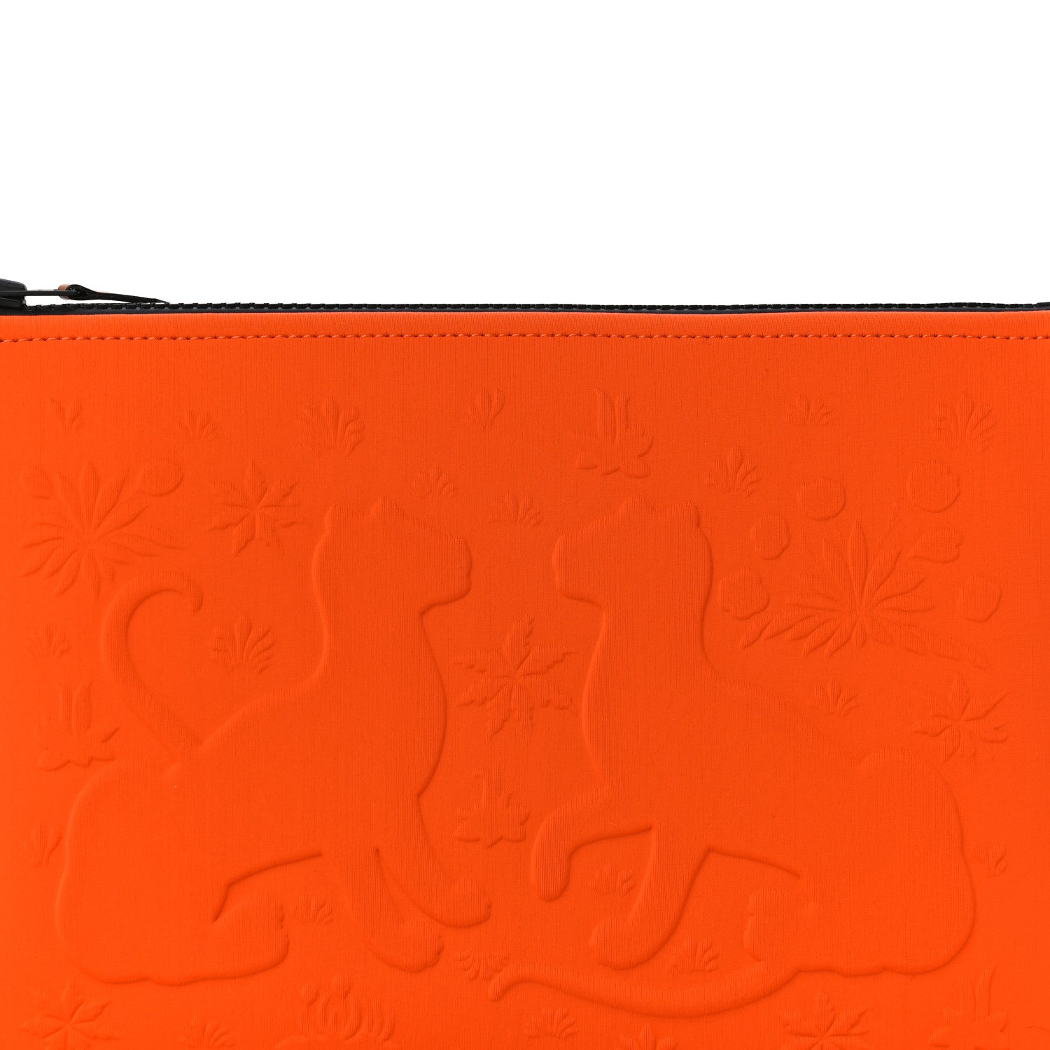 Hermes Neoprene Small Neobain Les Leopards Orange Samba 7 of 9