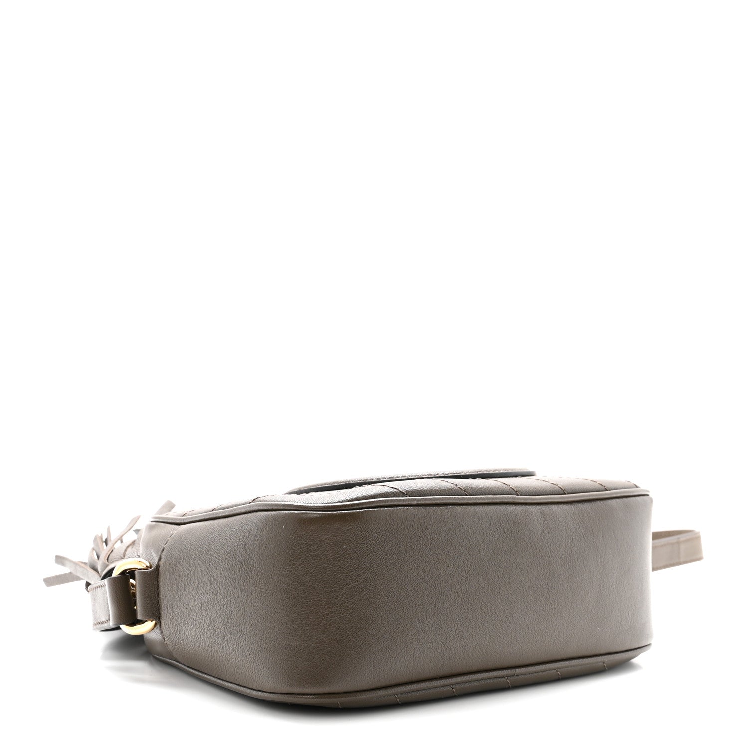 Gucci Sakai Be Green Calfskin Diagonal Stitched Small Blondie Shoulder Bag Craclet Brown 4 of 10