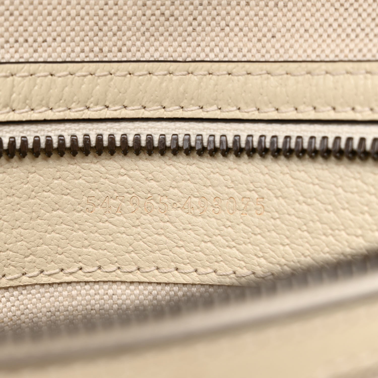 Gucci GG Supreme Monogram Textured Calfskin Web Small Ophidia Day Backpack Beige Ebony Mystic White 7 of 10