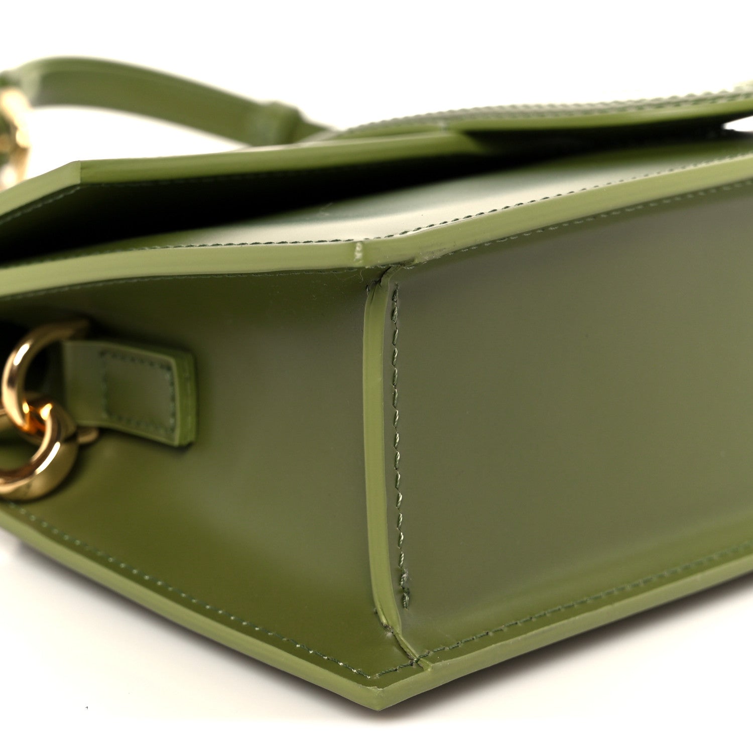 Jacquemus Smooth Calfskin Le Grand Bambino Khaki 8 of 9