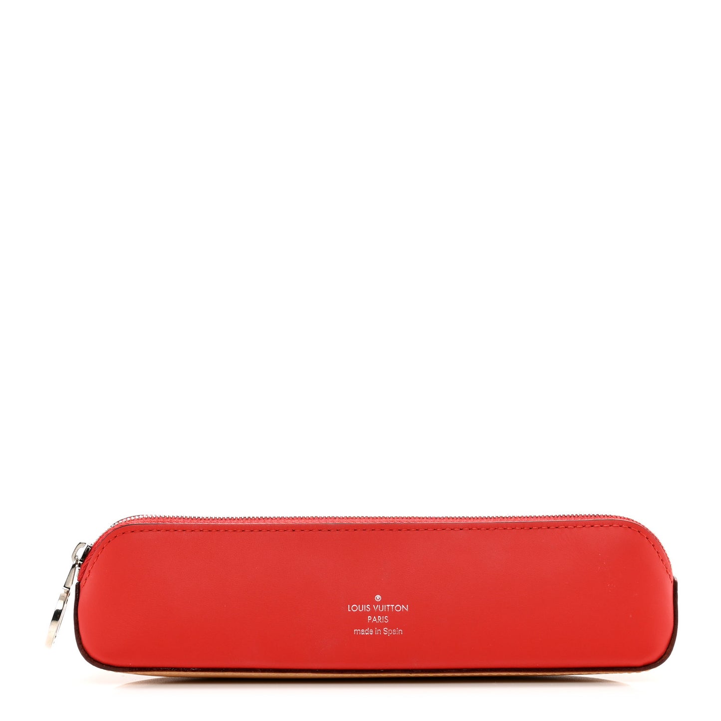 Monogram Elizabeth Pencil Pouch Red