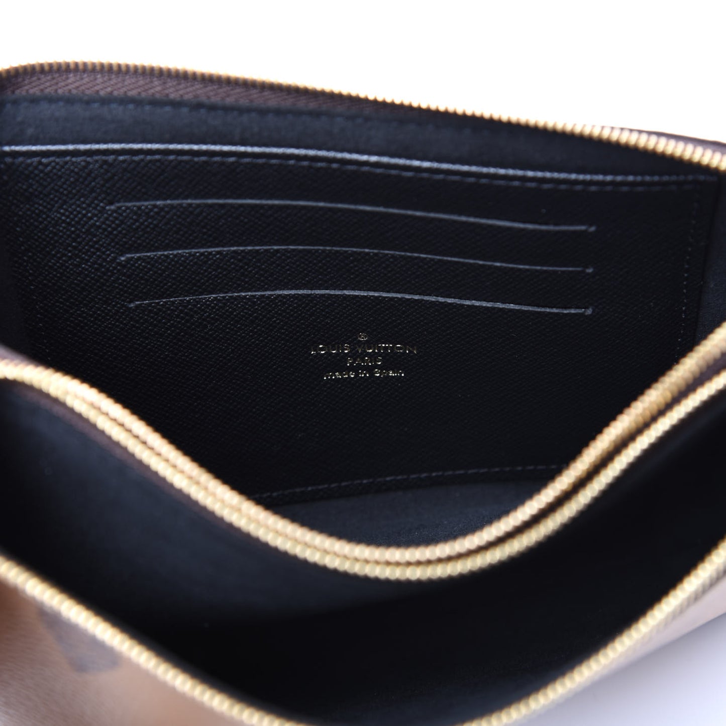 Reverse Monogram Giant Double Zip Pochette