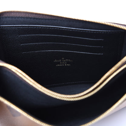 Louis Vuitton Reverse Monogram Giant Double Zip Pochette 5 of 8