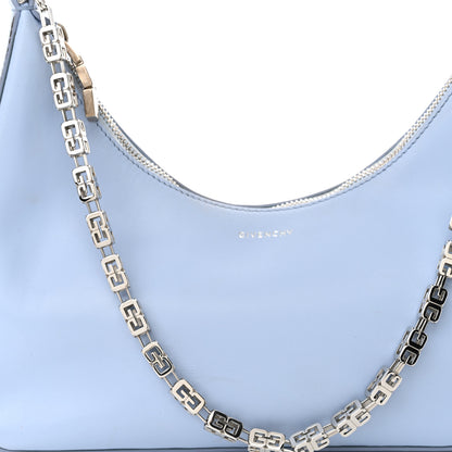 Givenchy Smooth Calfskin Small Moon Cut Out Shoulder Bag Baby Blue 7 of 11