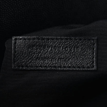 Saint Laurent Grain De Poudre Textured Mixed Matelasse Large Triquilt Monogram Satchel Black 7 of 11