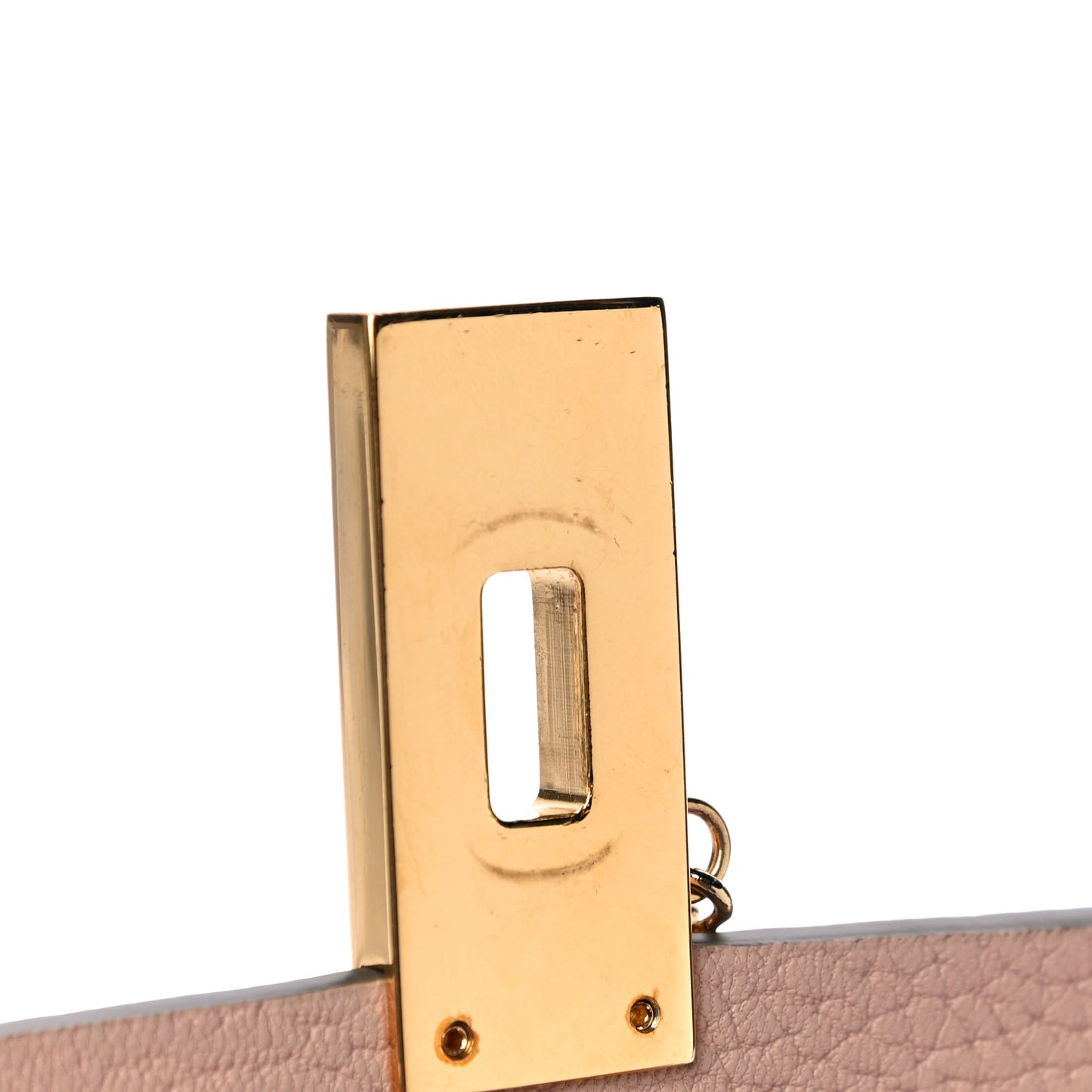 Grained Lambskin Mini Drew Shoulder Bag Cement Pink