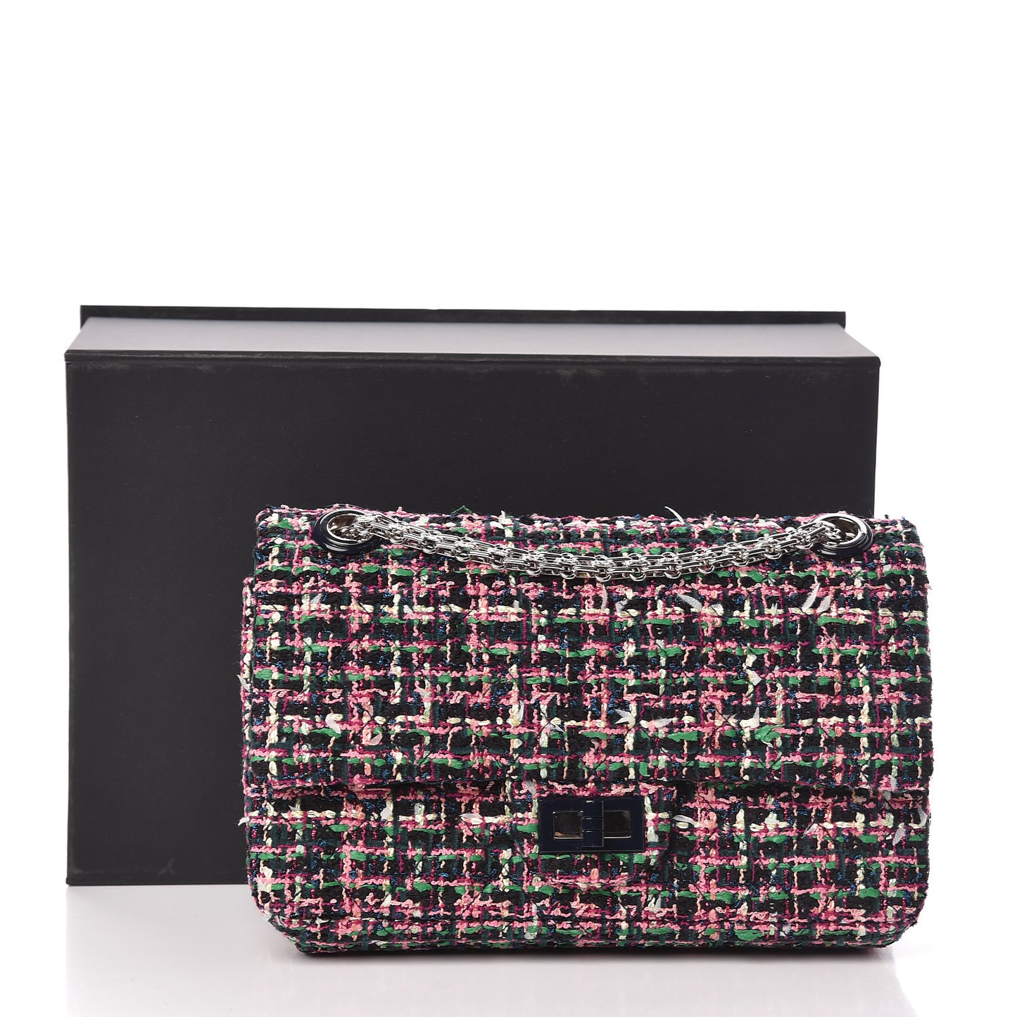 Tweed Resin 2.55 Reissue 225 Flap Pink