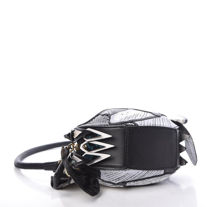 Burberry Snakeskin Pallas Helmet Bag Black 4 of 15