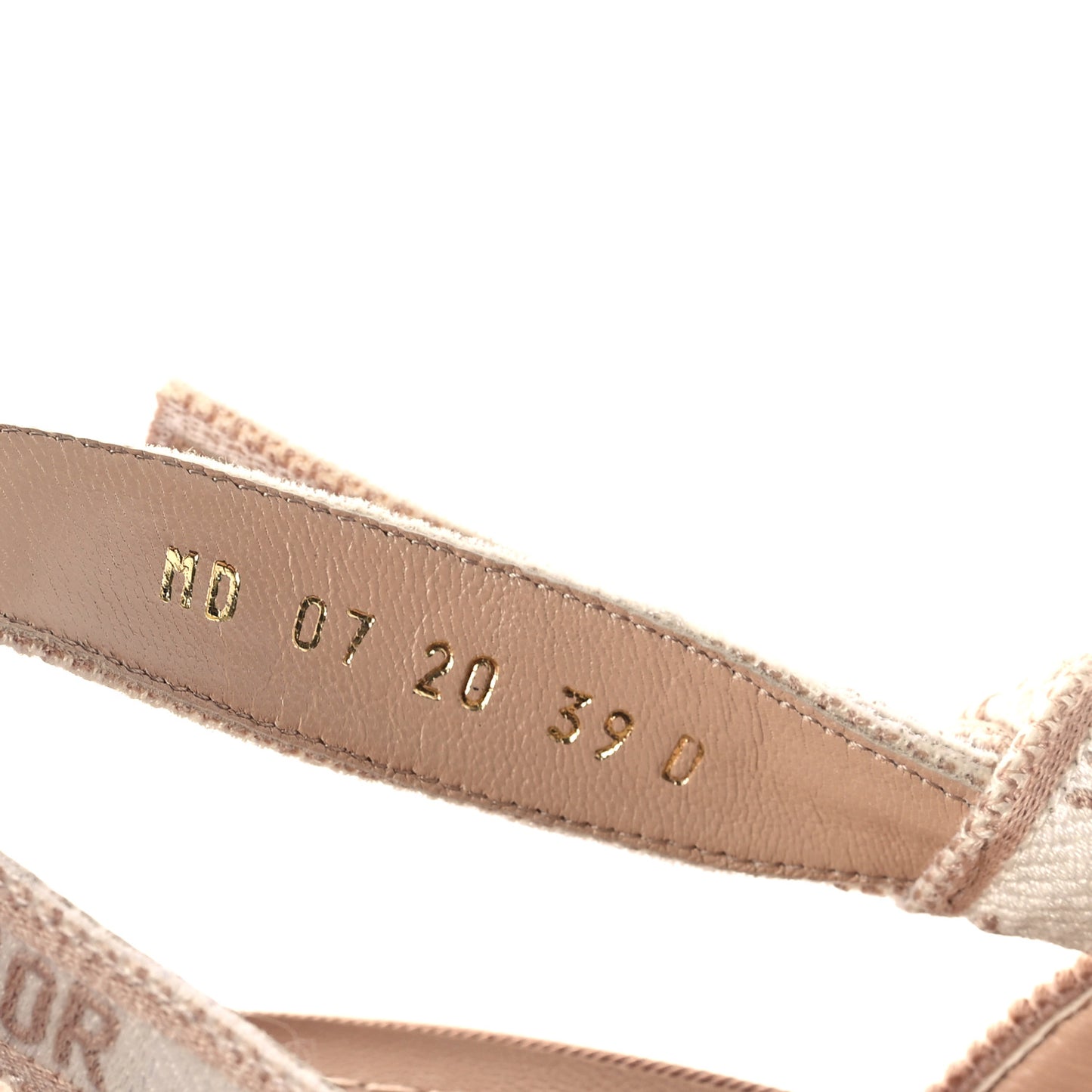 Micro Resille Ribbon J'Adior Slingback 65mm Pumps 39 Nude