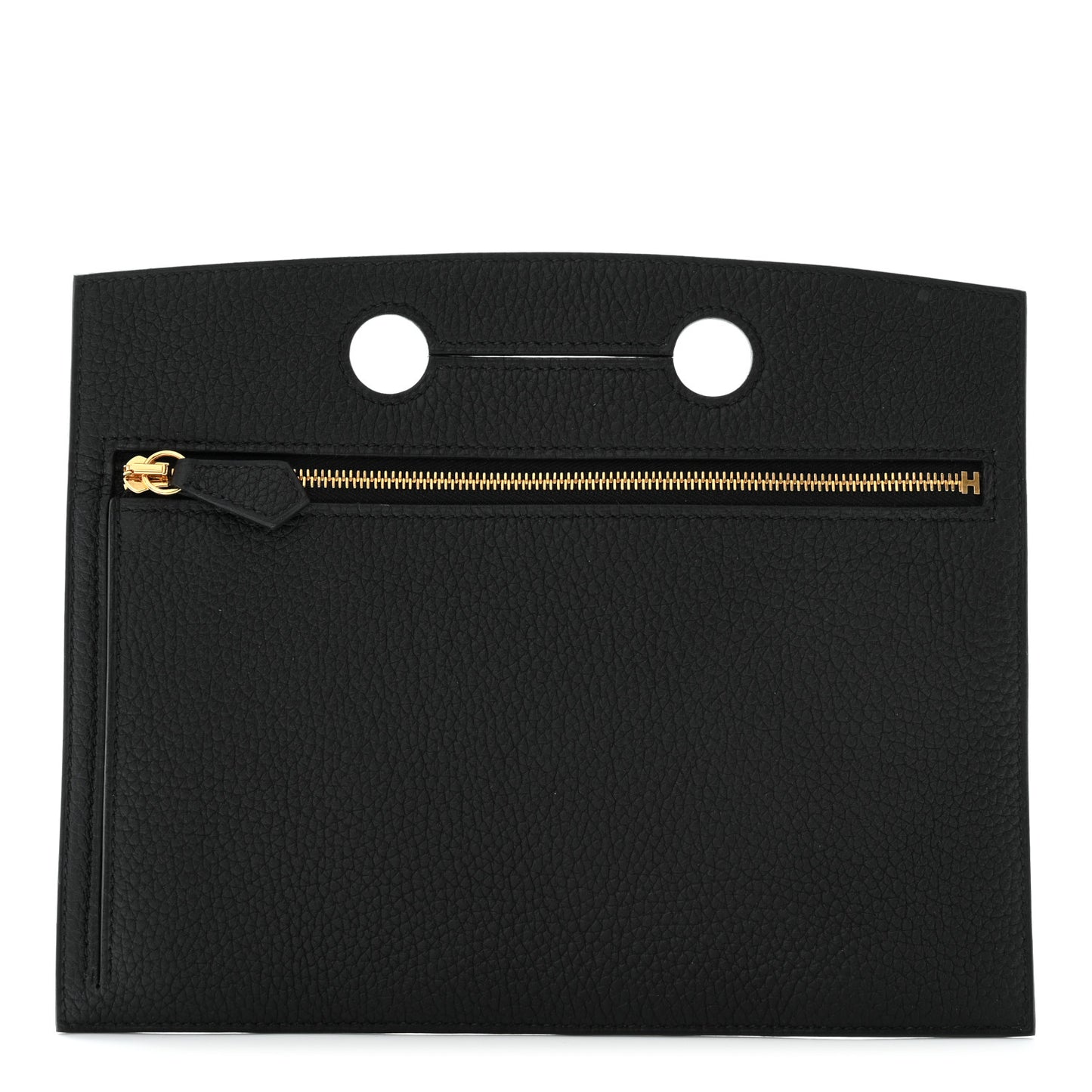 Togo Birkin 25 Backpocket Black