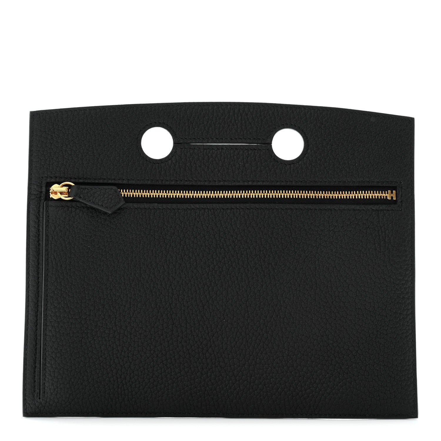 Hermes Togo Birkin 25 Backpocket Black 1 of 6