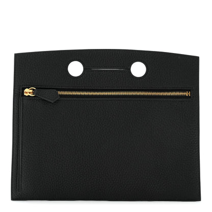 Hermes Togo Birkin 25 Backpocket Black 1 of 6