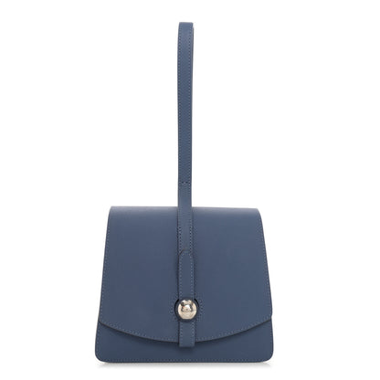 Moynat Carat Calfskin Madeleine Clutch Blue 1 of 10