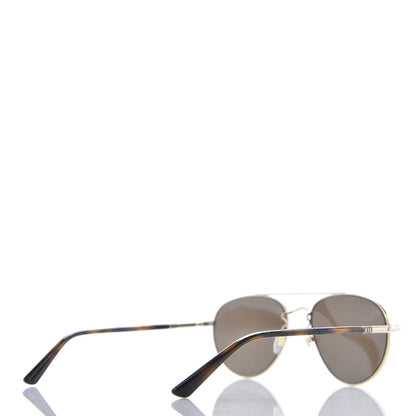 Gucci Acetate Aviator Sunglasses GG0388S Gold 4 of 8