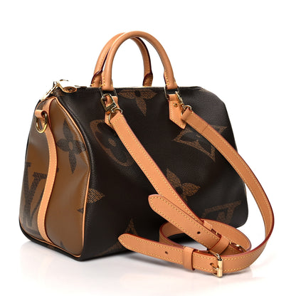 Louis Vuitton Reverse Monogram Giant Speedy Bandouliere 30 3 of 12