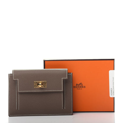 Hermes Epsom Kelly Pocket Compact Wallet Etoupe 8 of 8