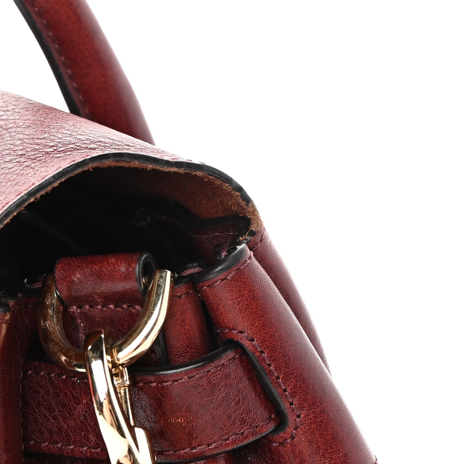 Mulberry Soft Grain Calfskin Small Bayswater Oxblood 23 of 24