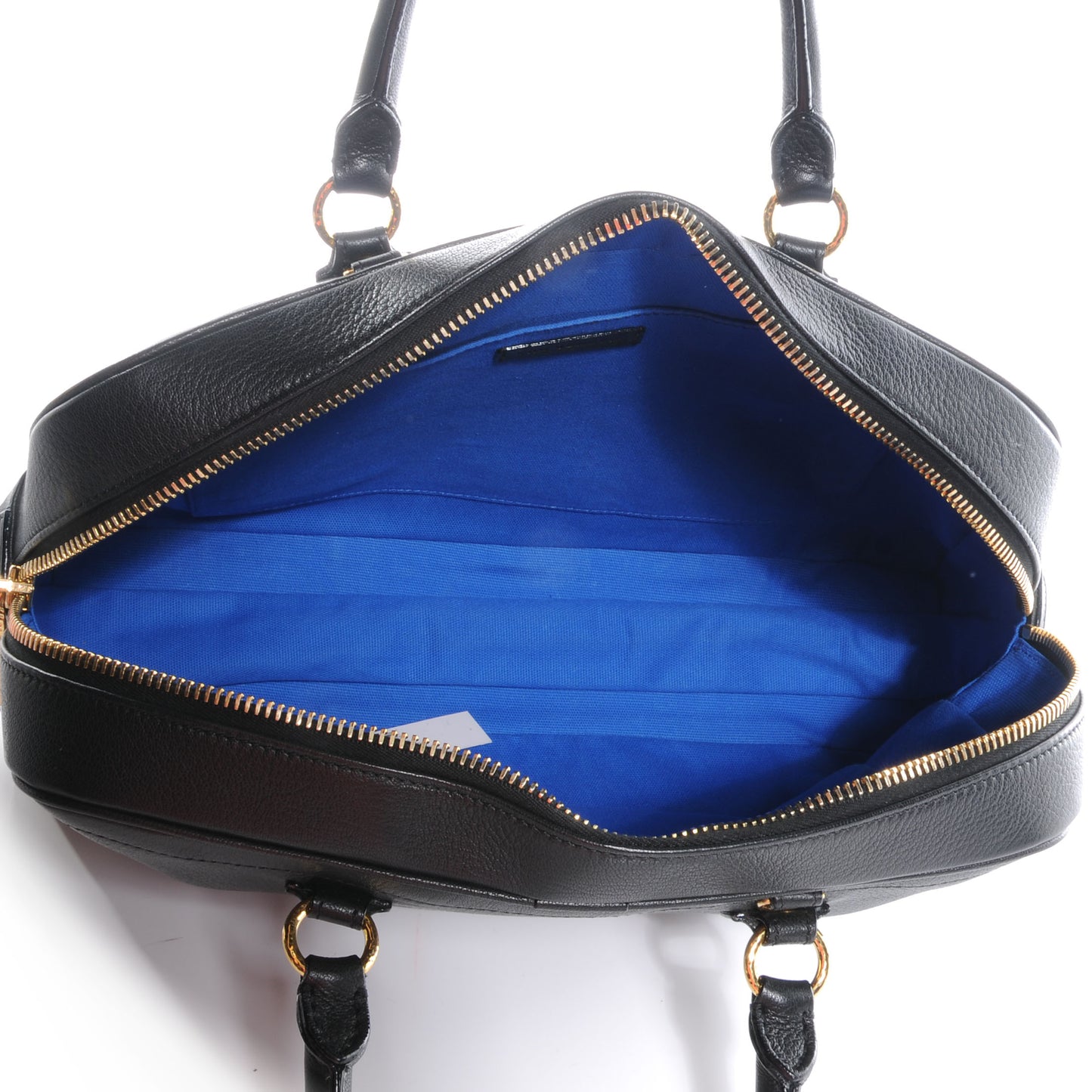 Leather Venetia Large Satchel Black