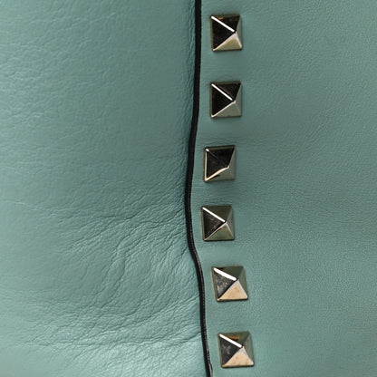 Valentino Garavani Vitello Rockstud Double Handle Tote Morning Dew 12 of 12