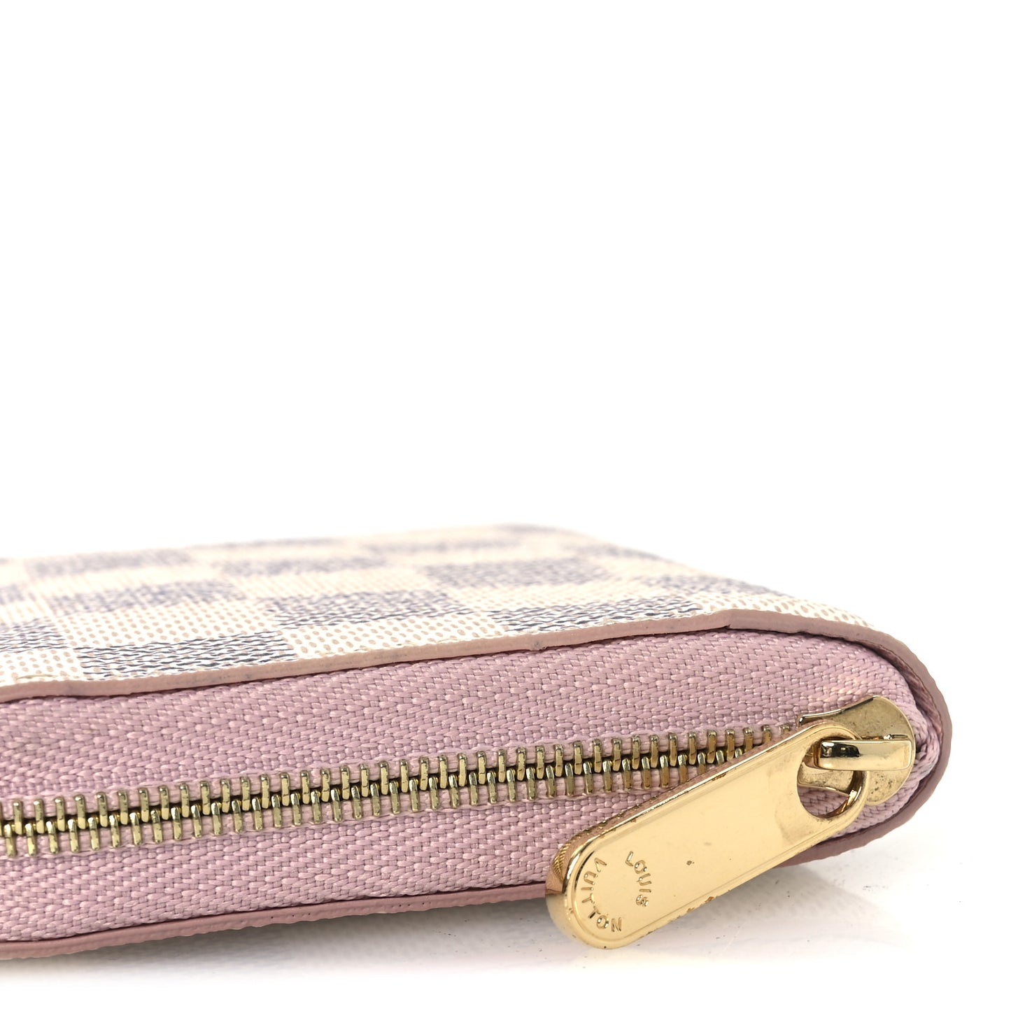 Damier Azur Zippy Coin Purse Rose Ballerine
