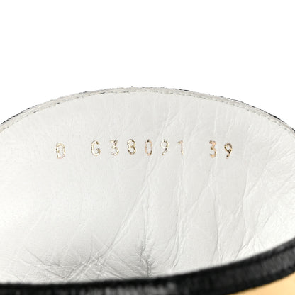 Chanel Aged Calfskin Lace Up Cap Toe Sneakers 39 White Gold 6 of 8