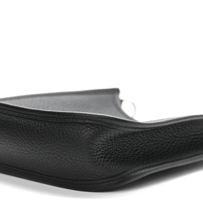 Hermes Taurillon Clemence Evelyne TPM Black 8 of 10