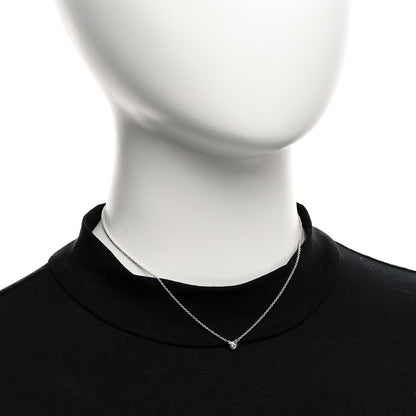 Tiffany Sterling Silver Diamond .07ct Elsa Peretti Diamonds by the Yard Pendant Necklace 2 of 5