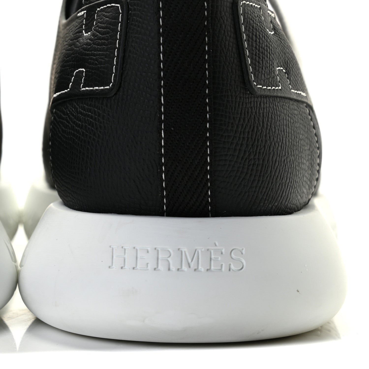 Hermes Epsom Technical Canvas Vitesse Sneakers 42.5 Black 6 of 13