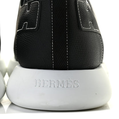 Hermes Epsom Technical Canvas Vitesse Sneakers 42.5 Black 6 of 13