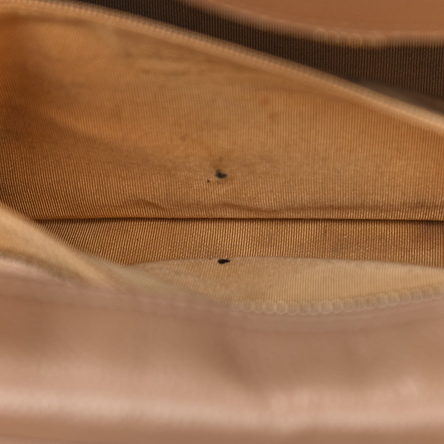 Caviar Quilted Small Bowler Beige