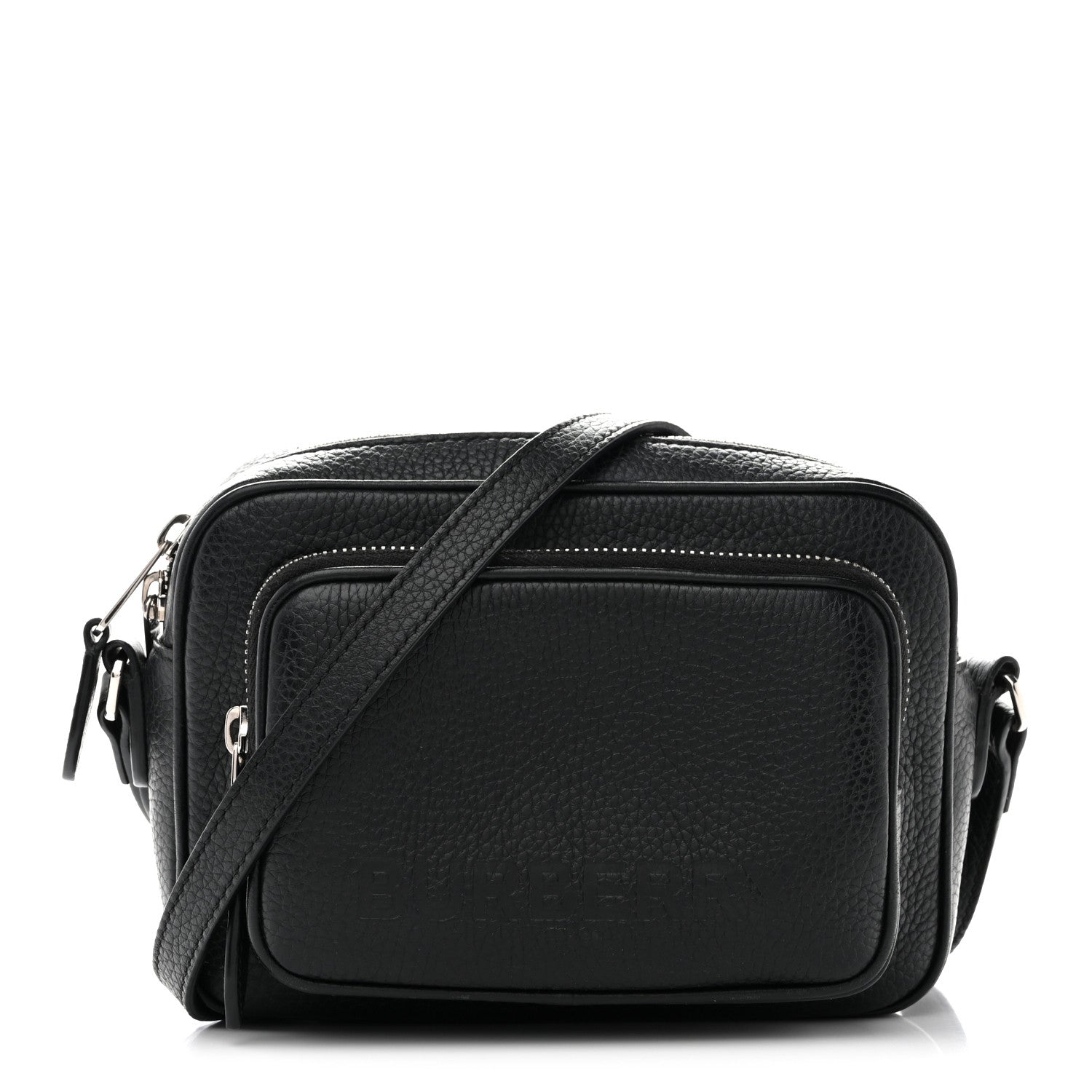 Burberry Grained Calfskin Small Camera Bag Black 1 of 12