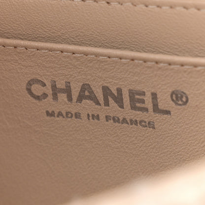 Chanel Tweed Quilted Mini Rectangular Flap Light Pink Black 6 of 12