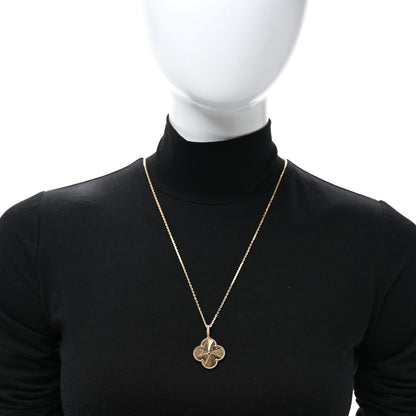 Van Cleef & Arpels 18K Yellow Gold Guilloche Magic Alhambra Long Necklace 2 of 5