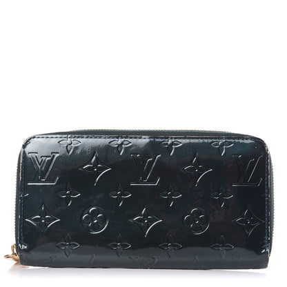 Louis Vuitton Vernis Zippy Wallet Blue Nuit 1 of 13