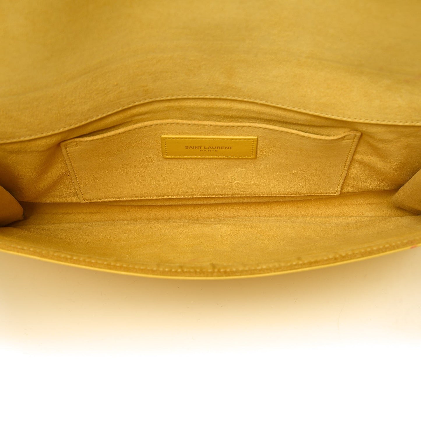 Calfskin Classic Y Ligne Clutch Soleil