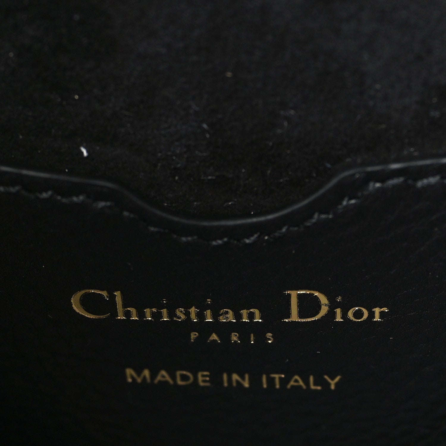 Christian Dior Grained Calfskin Medium Whipstitched Bobby Bag Black 6 of 9