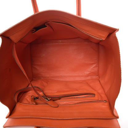 Celine Smooth Calfskin Mini Luggage Bright Orange 5 of 15