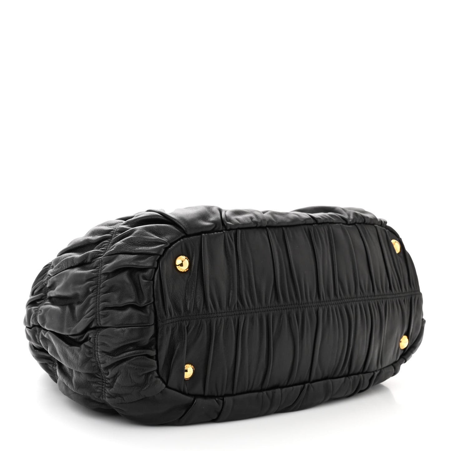 Nappa Gaufre Tote Black