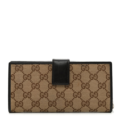 Gucci Monogram Twins Continental Wallet Dark Brown 1 of 8