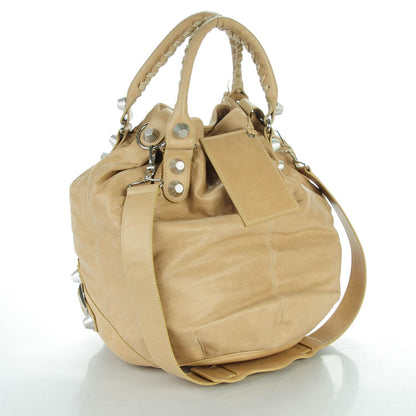 Balenciaga Chevre Giant 21 Silver Hardware Pompon Sahara 3 of 7