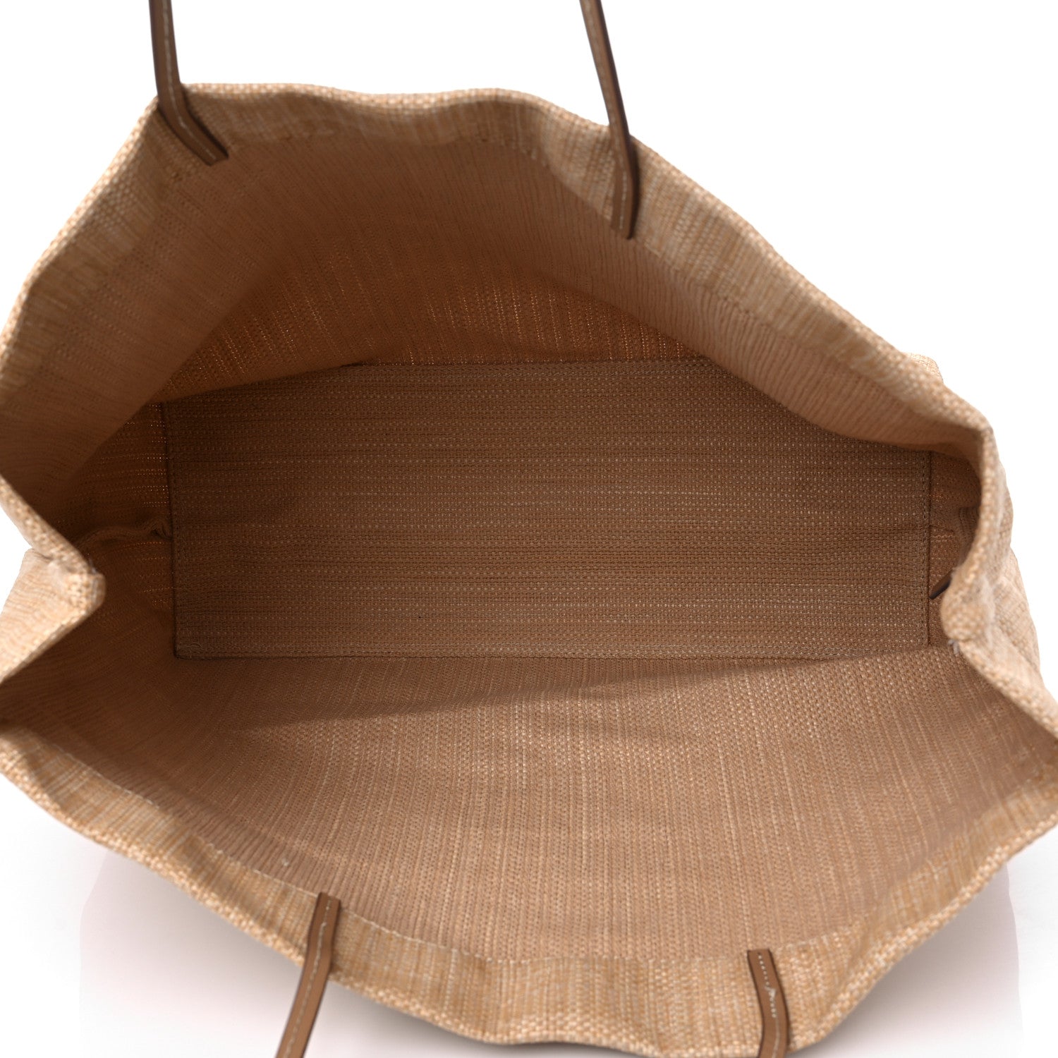 Prada Raffia Logo Tote Naturale 4 of 11