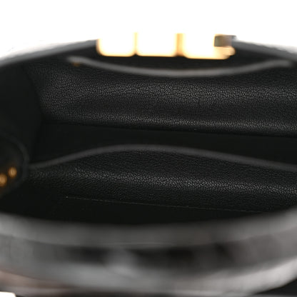 Louis Vuitton Crocodile Mini Capucines Black 5 of 10