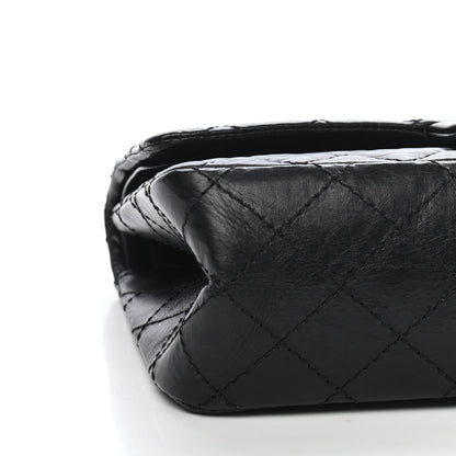 Chanel Aged Calfskin Quilted 2.55 Reissue 225 Flap Black 7 of 8