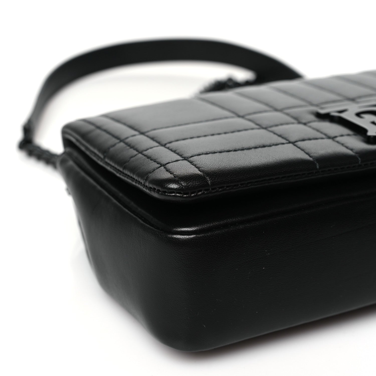 Burberry Lambskin Quilted Small Lola Bag Black 8 of 9