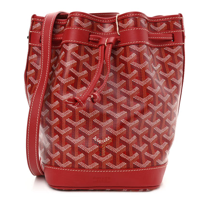 Goyard Goyardine Petit Flot Bucket Bag PM Red 1 of 9