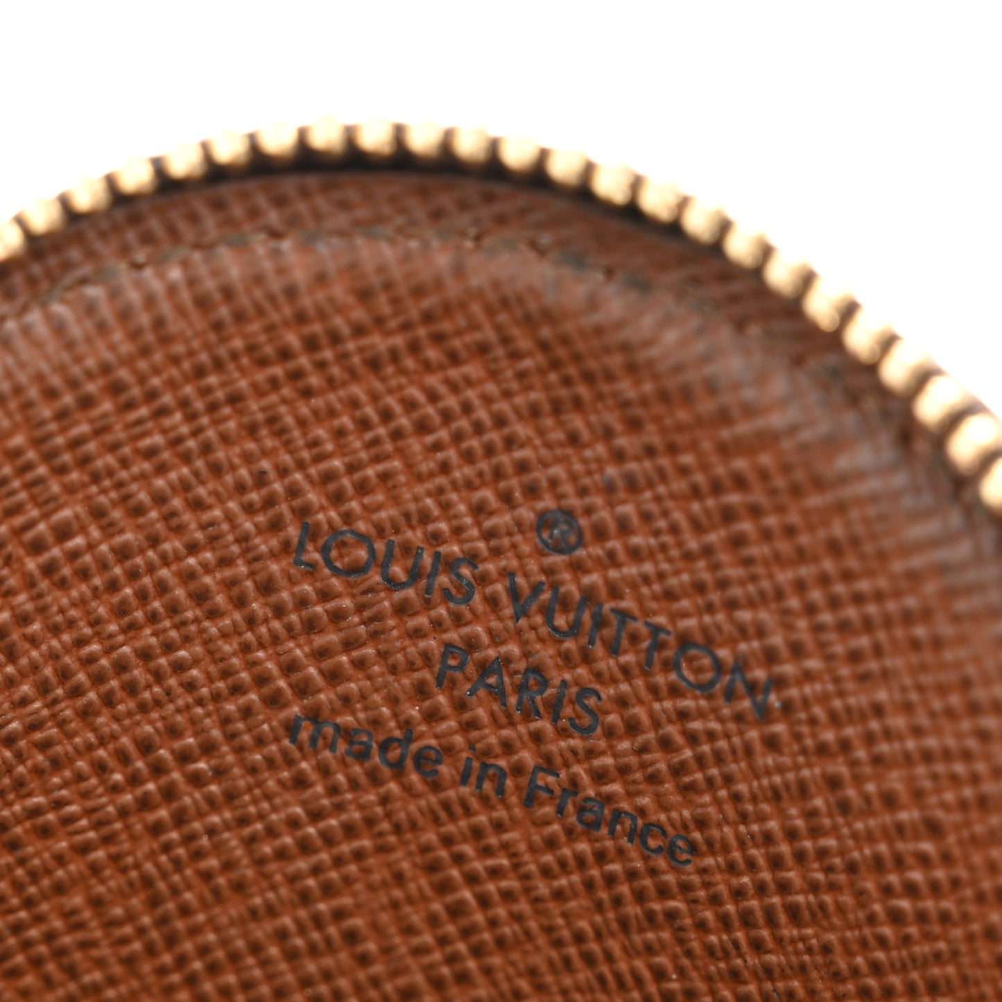 Monogram Round Coin Purse