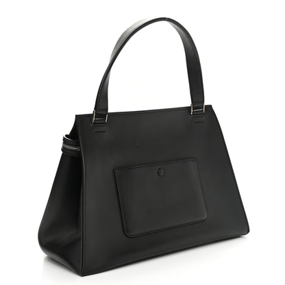 Celine Calfskin Medium Bi-Color Edge Shoulder Bag Almond 2 of 12